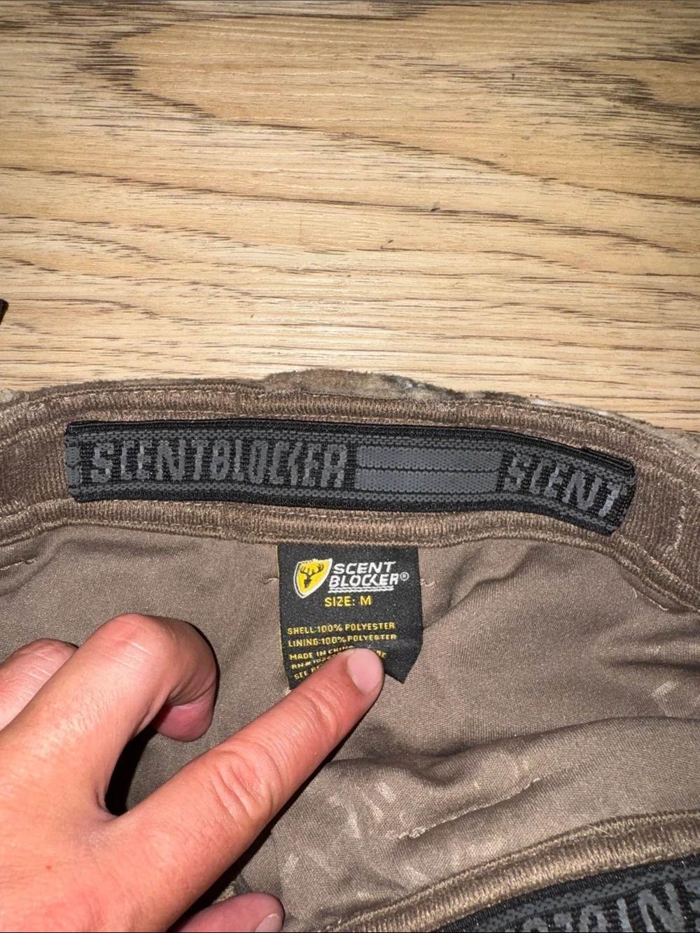 Realtree Scent Blocker Bone Collector  Camouflage Cargo Pants in Brown and Green